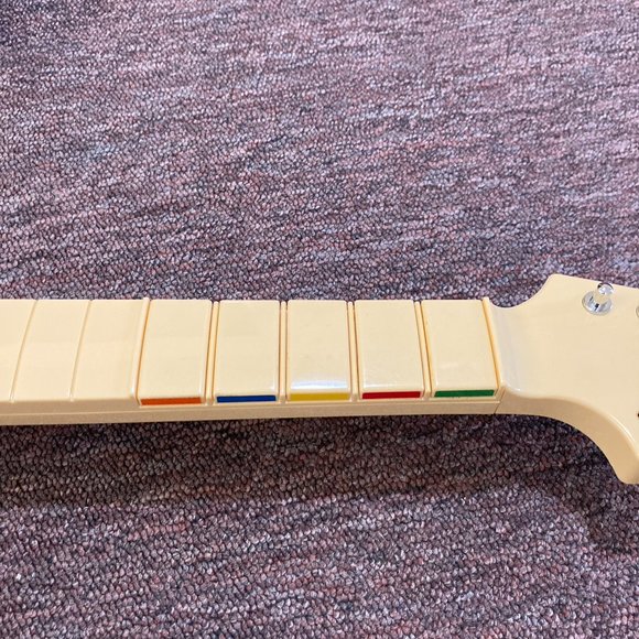 Harmonix Rock Band Guitar Fender Stratocaster Nintendo Wii w/ Dongle & Strap - Picture 4 of 9